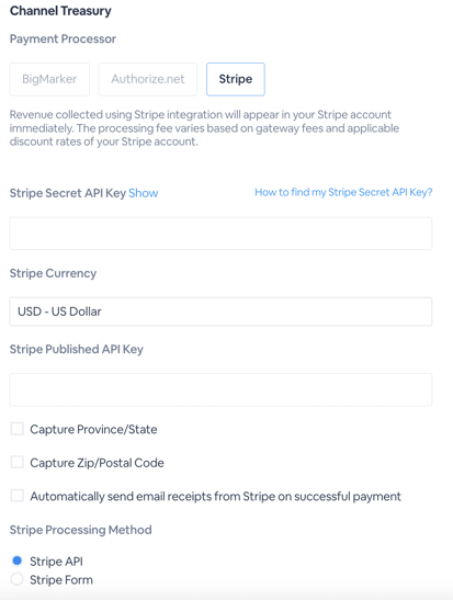 Integrate Stripe with BigMarker Integrate Stripe with BigMarker